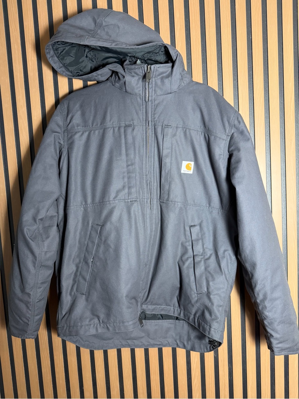 Carhartt Hooded Performance Jacket - Gray size M